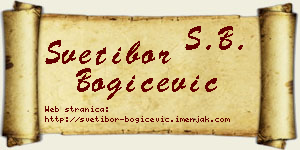 Svetibor Bogičević vizit kartica
